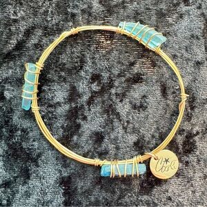 Shellie Hang Tag Wire Wrapped Sea Glass Bracelet